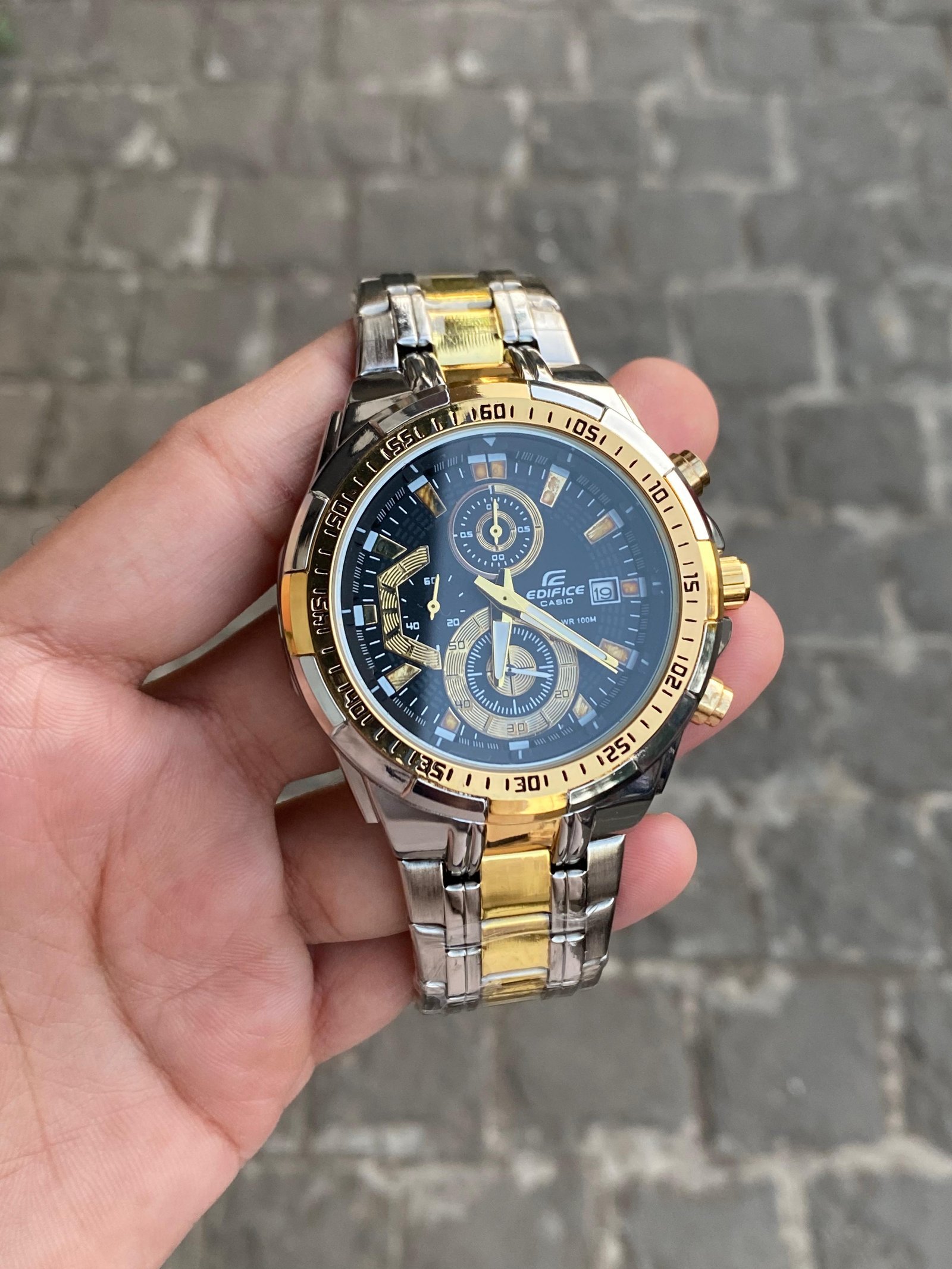 EDIFICE LUXURY  2 Tone Classic men's Watch 