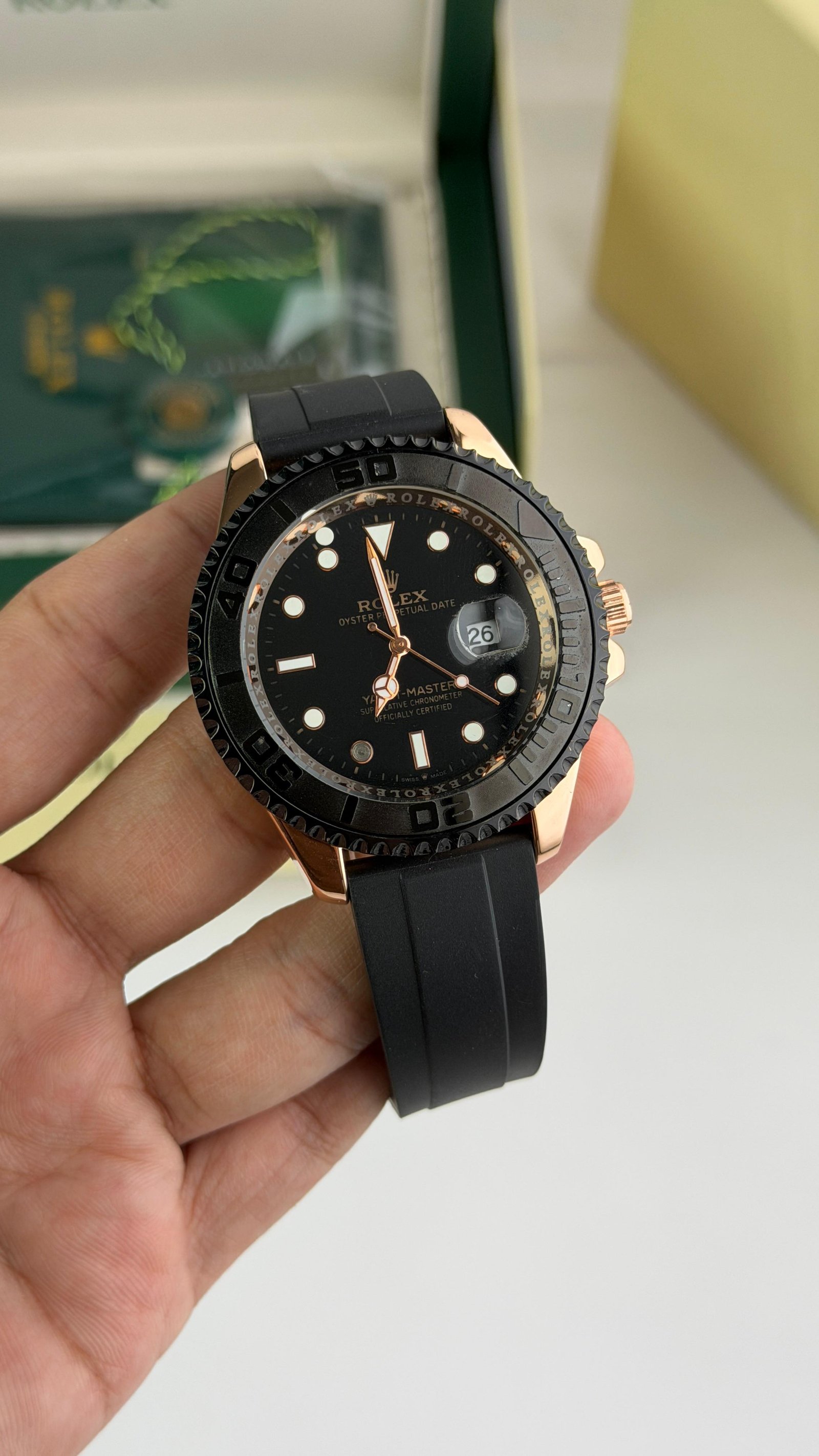 Rolex Yatchmaster Quartz movement Luxury Watch For Men