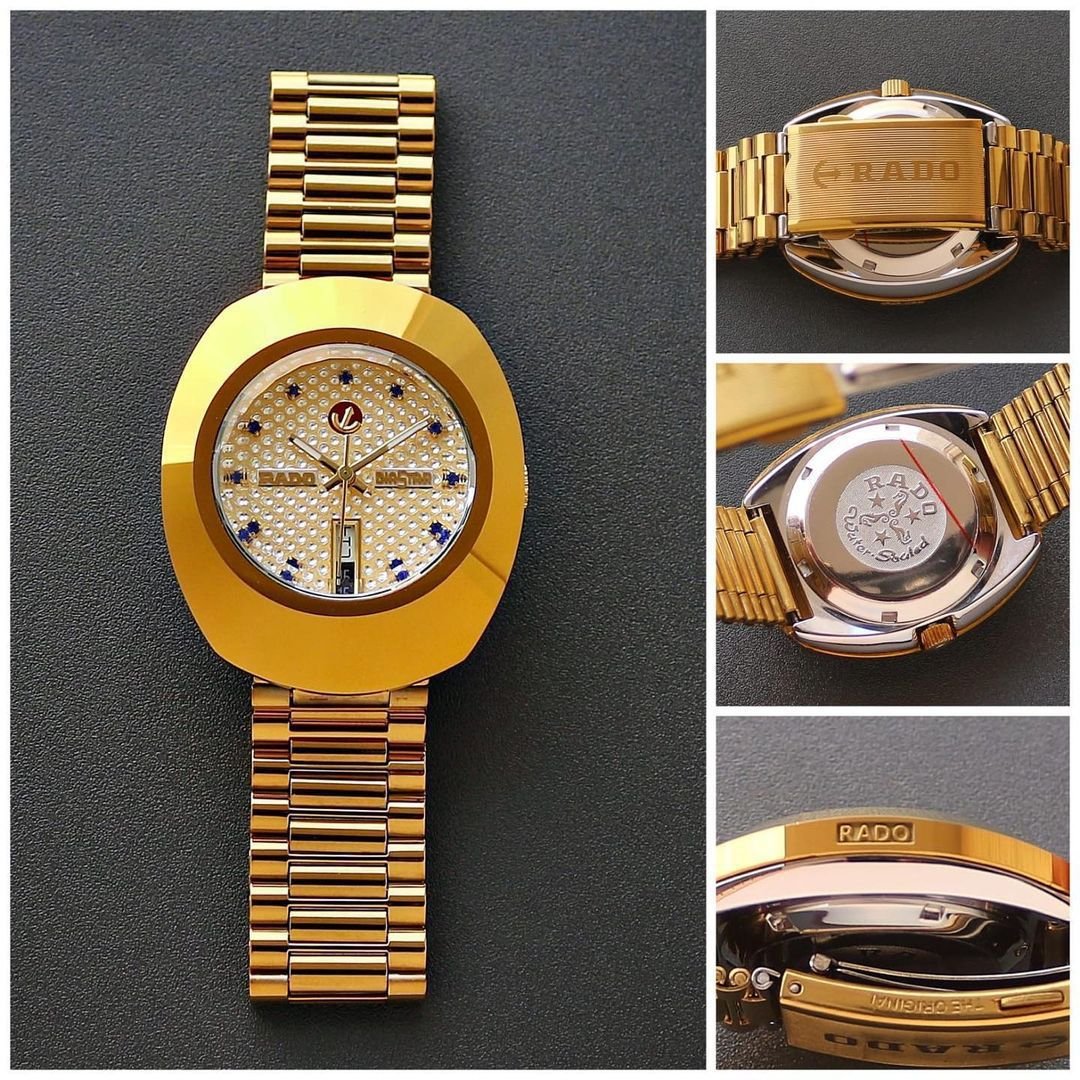 RADO Disaster Automatic Golden Finish Watch For Men 