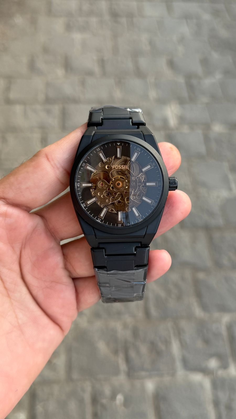 Fossil Everett Automatic Open Heart Watch For Men 