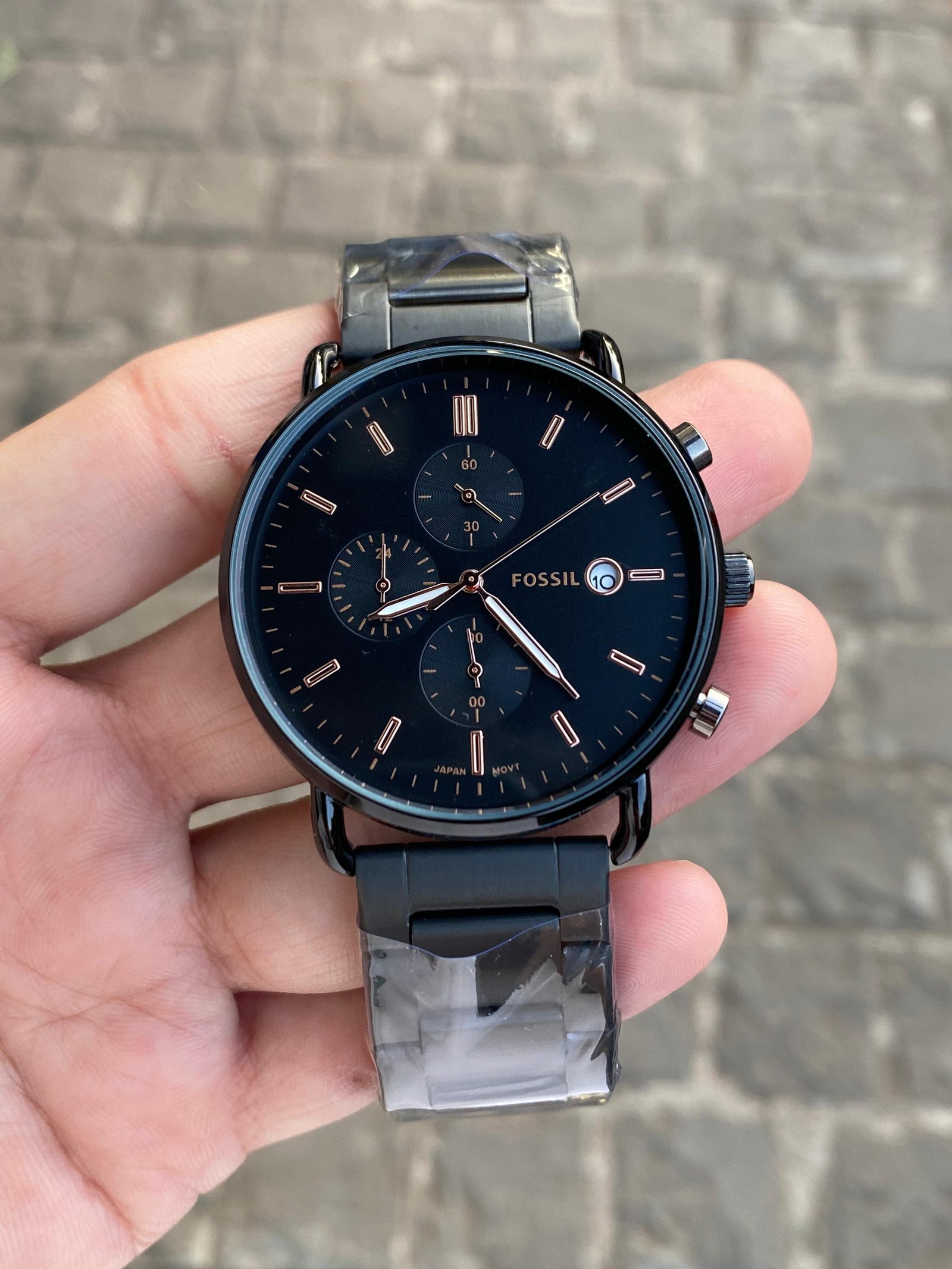 Fossil Commuter Classic Black Edition For Men