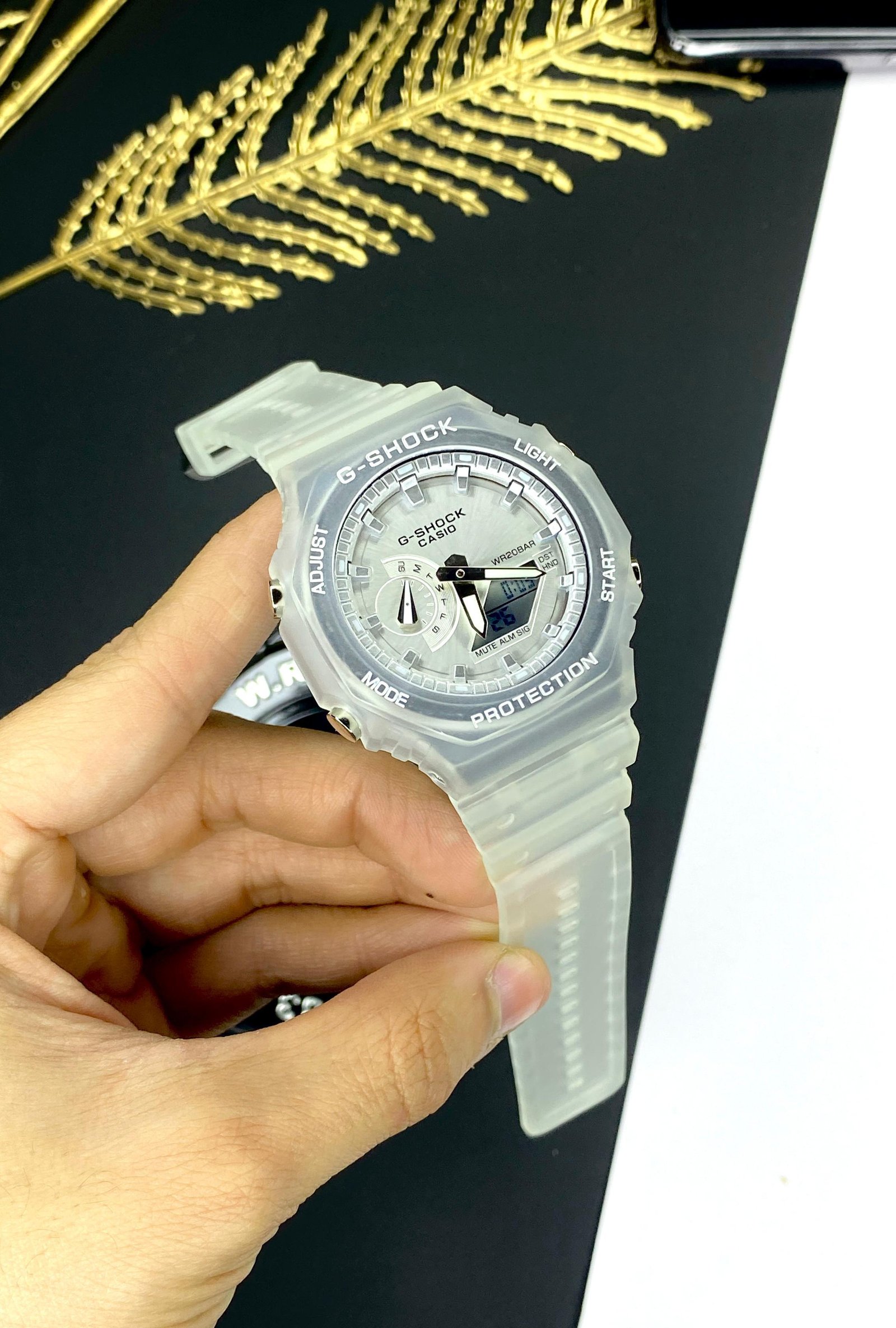 G-Shock Transparent Gelly strap like Classy watch For men
