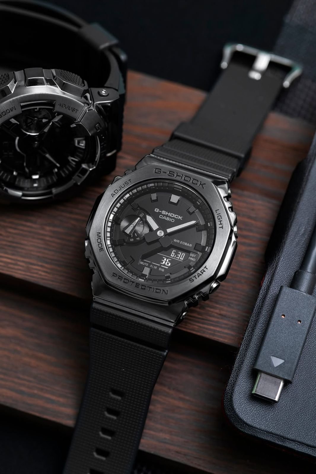 G-Shock GA-210/ METTALIC Z BLACK ALL TIME FAVORITE