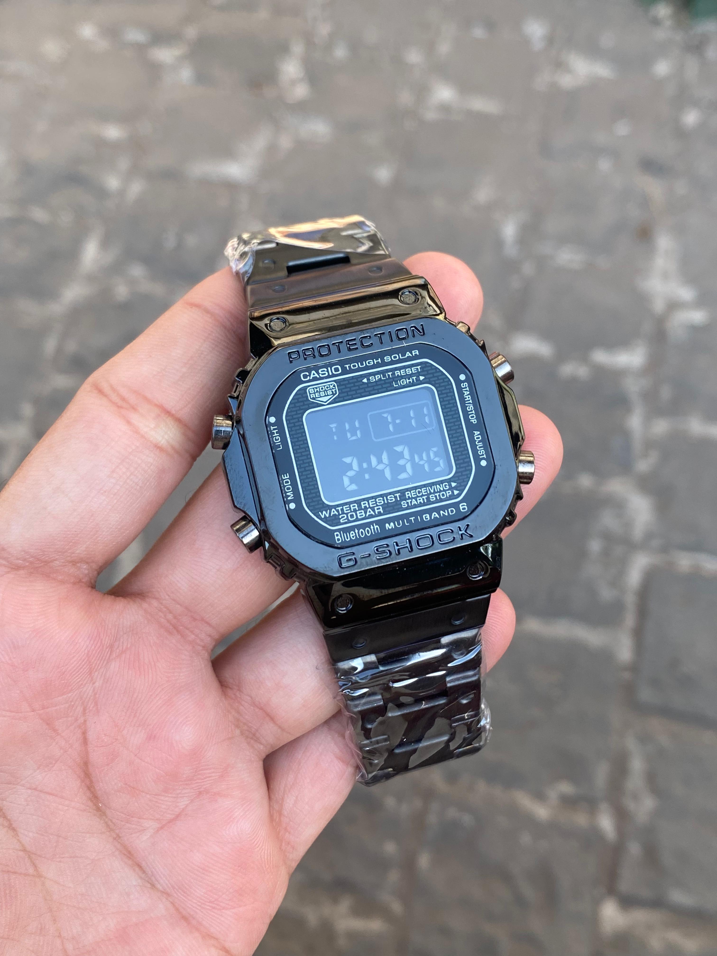 G-Shock GMW ALL BLACK METTALIC LIMITED EDITION 