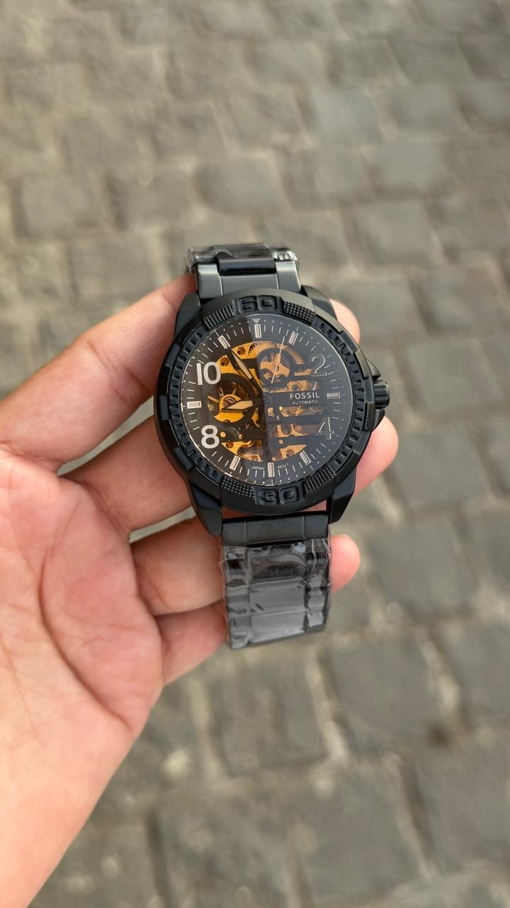 Fossil Bronson Automatic With Open Heart 