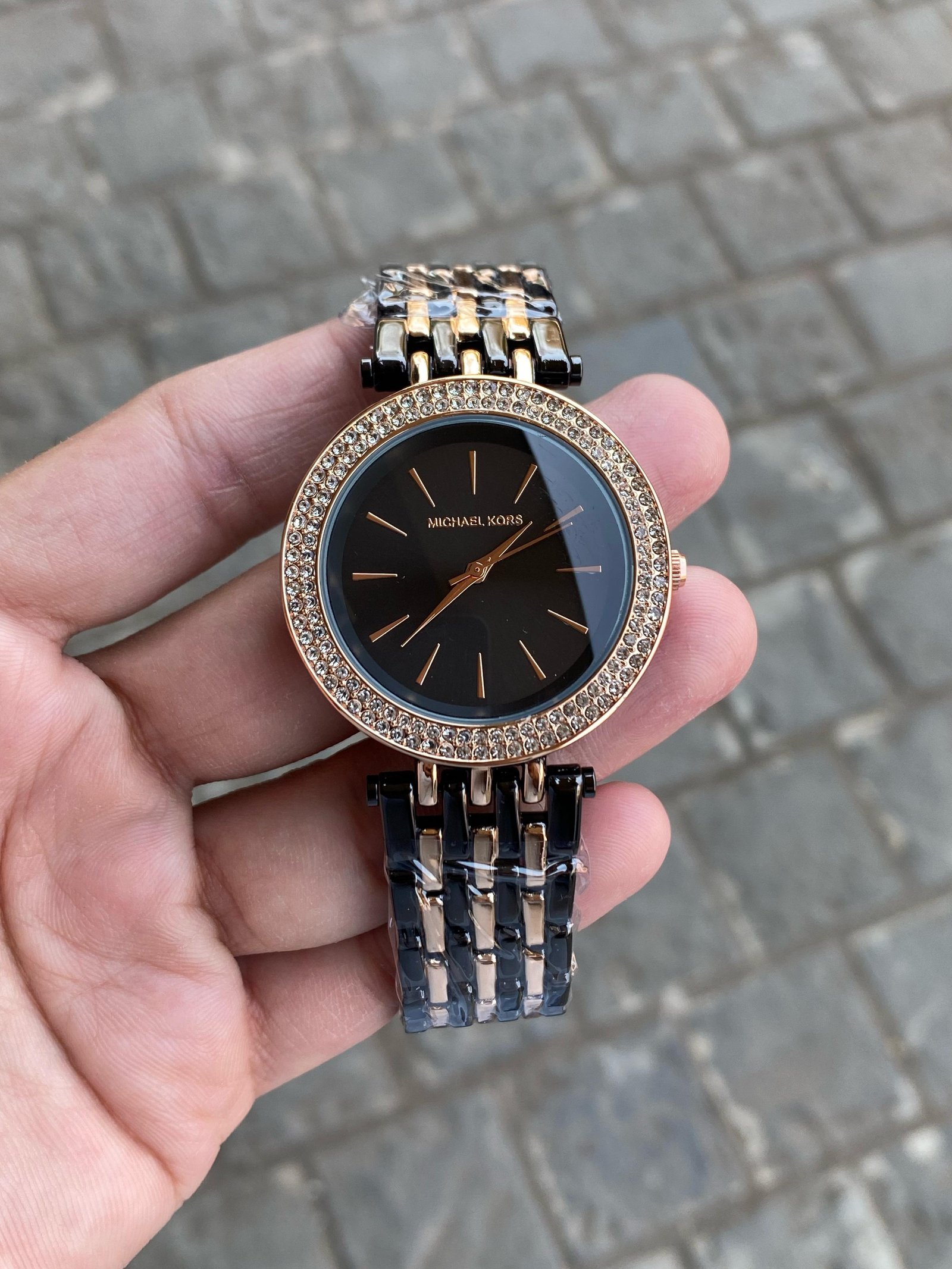 Michael KORS 2 TONE DIAMOND DIAL BEAUTIFUL WATCH FOR HER 