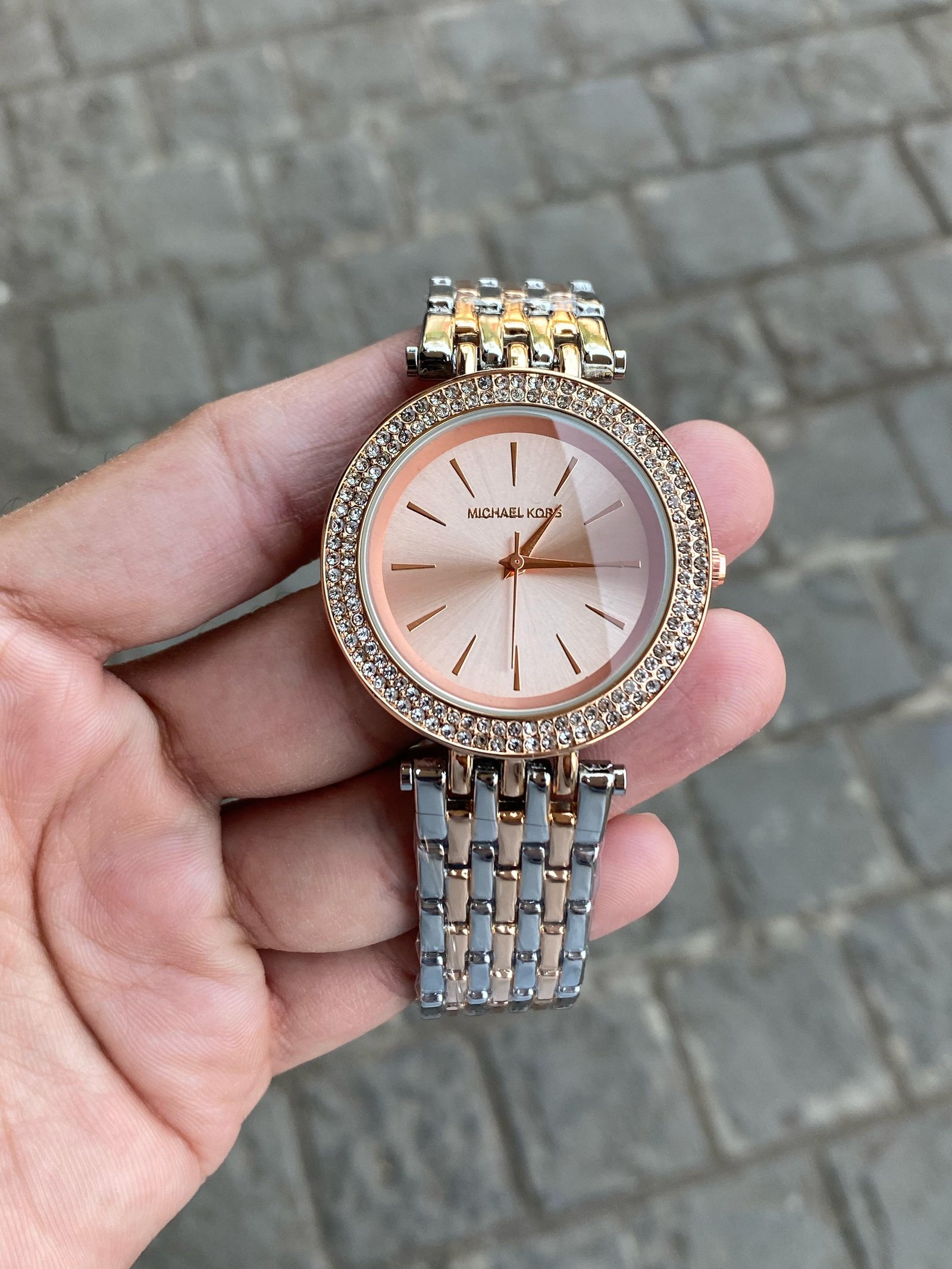Michael KORS Lovely Series 2 Tone Silver For Her 