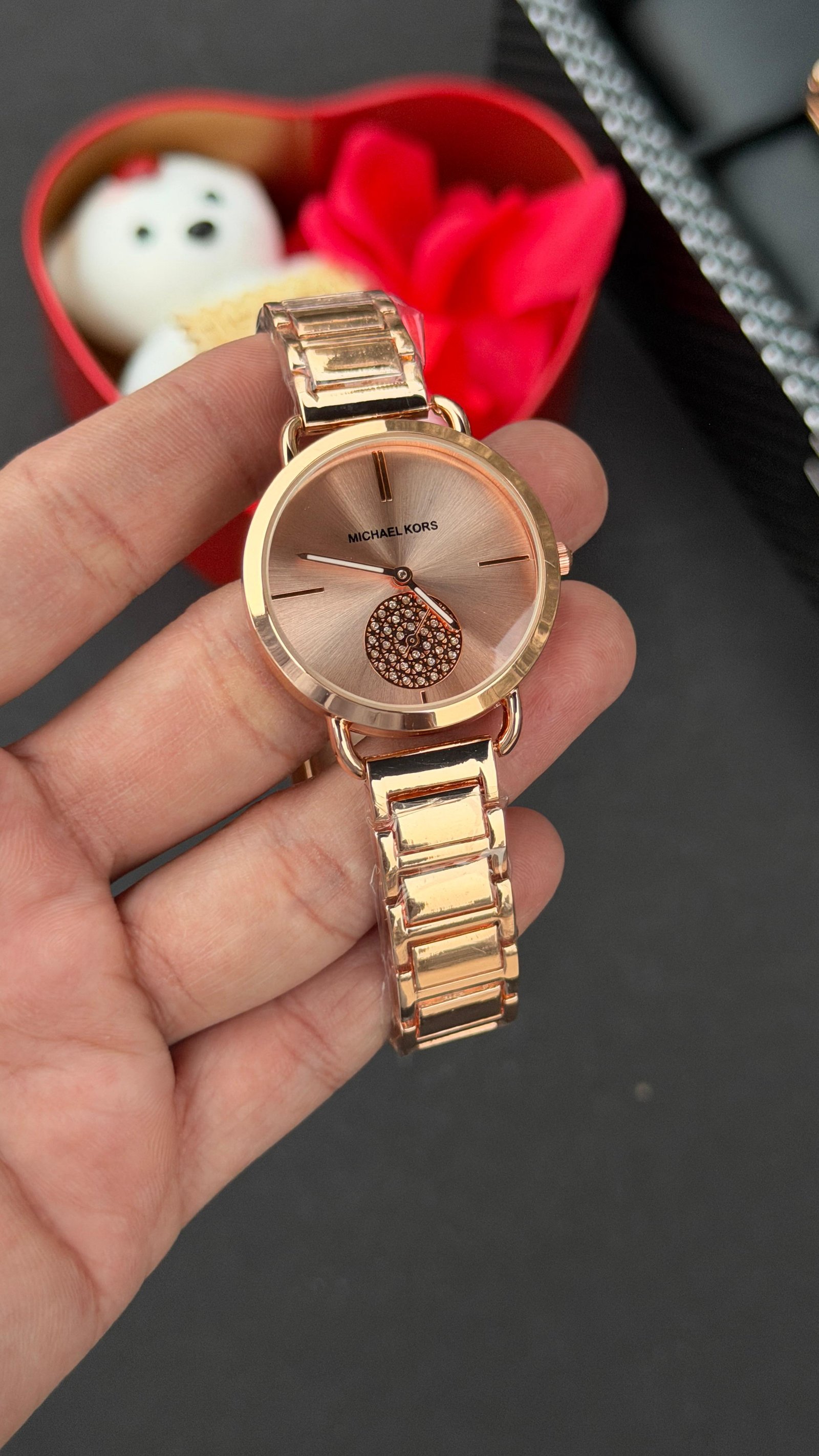 Michael KORS Rose Gold Lovely Watch For Her 
