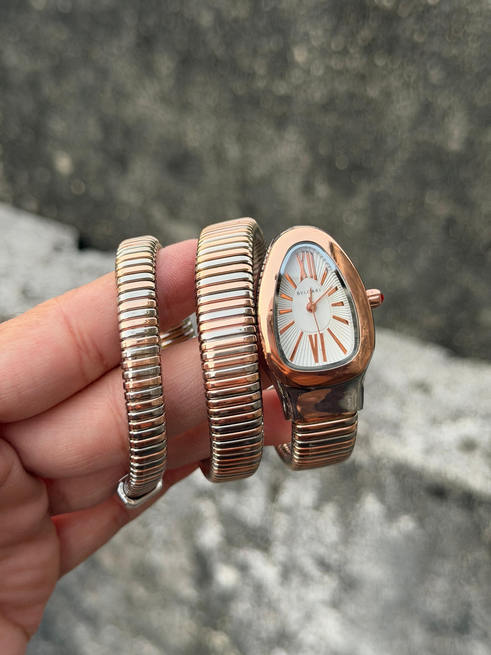 Bvlgari serpentine Design Heavy Quality Watch For Her 