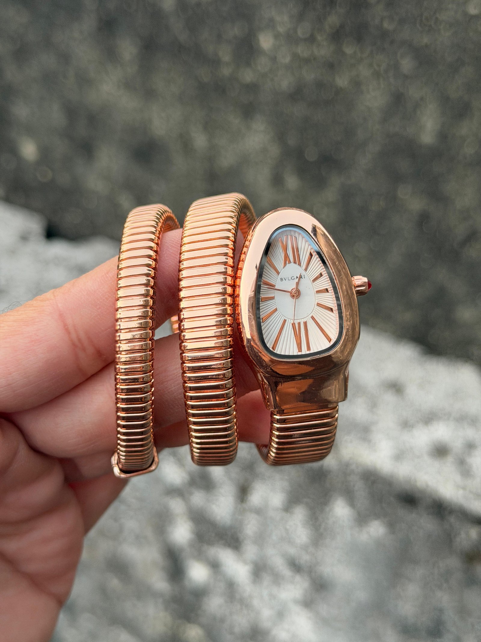 Bvlgari serpentine Design Heavy Quality Watch For Her 