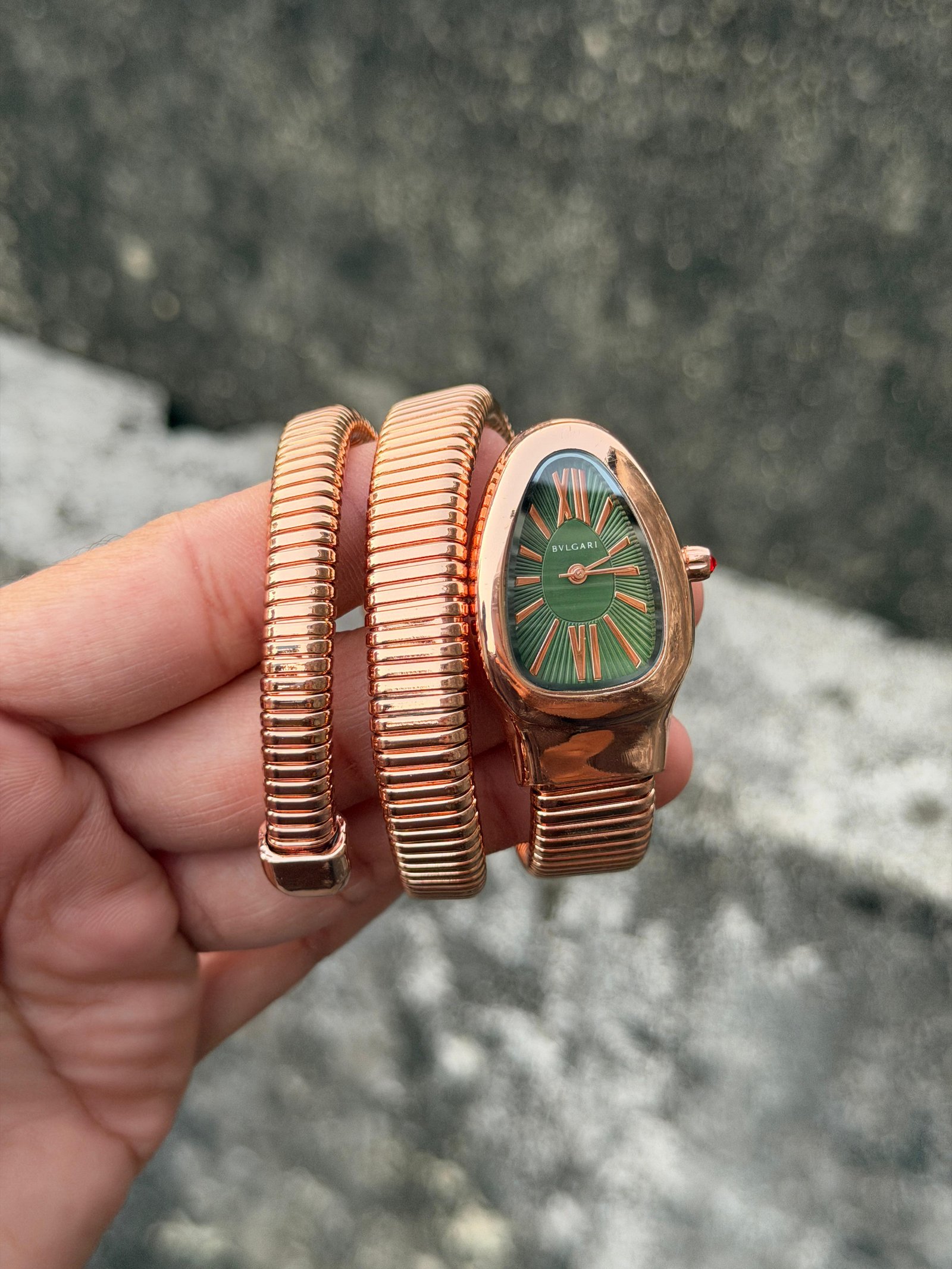 Bvlgari serpentine Design Heavy Quality Watch For Her 