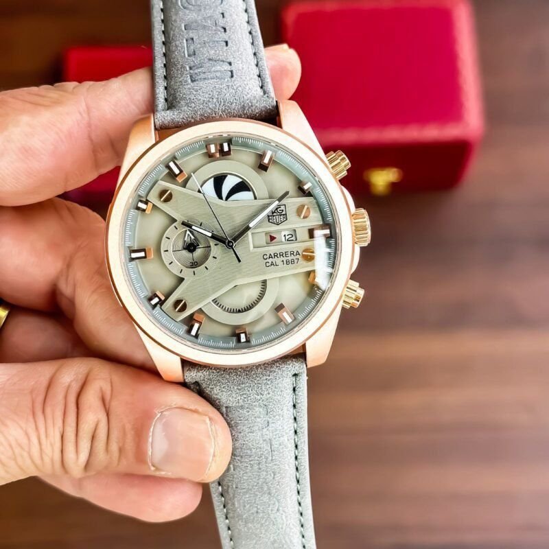 Tag Heuer CR7 Leather Strap Classic men's Watch 