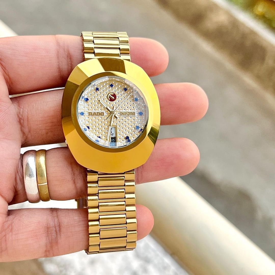 RADO Disaster Automatic Golden Finish Watch For Men 