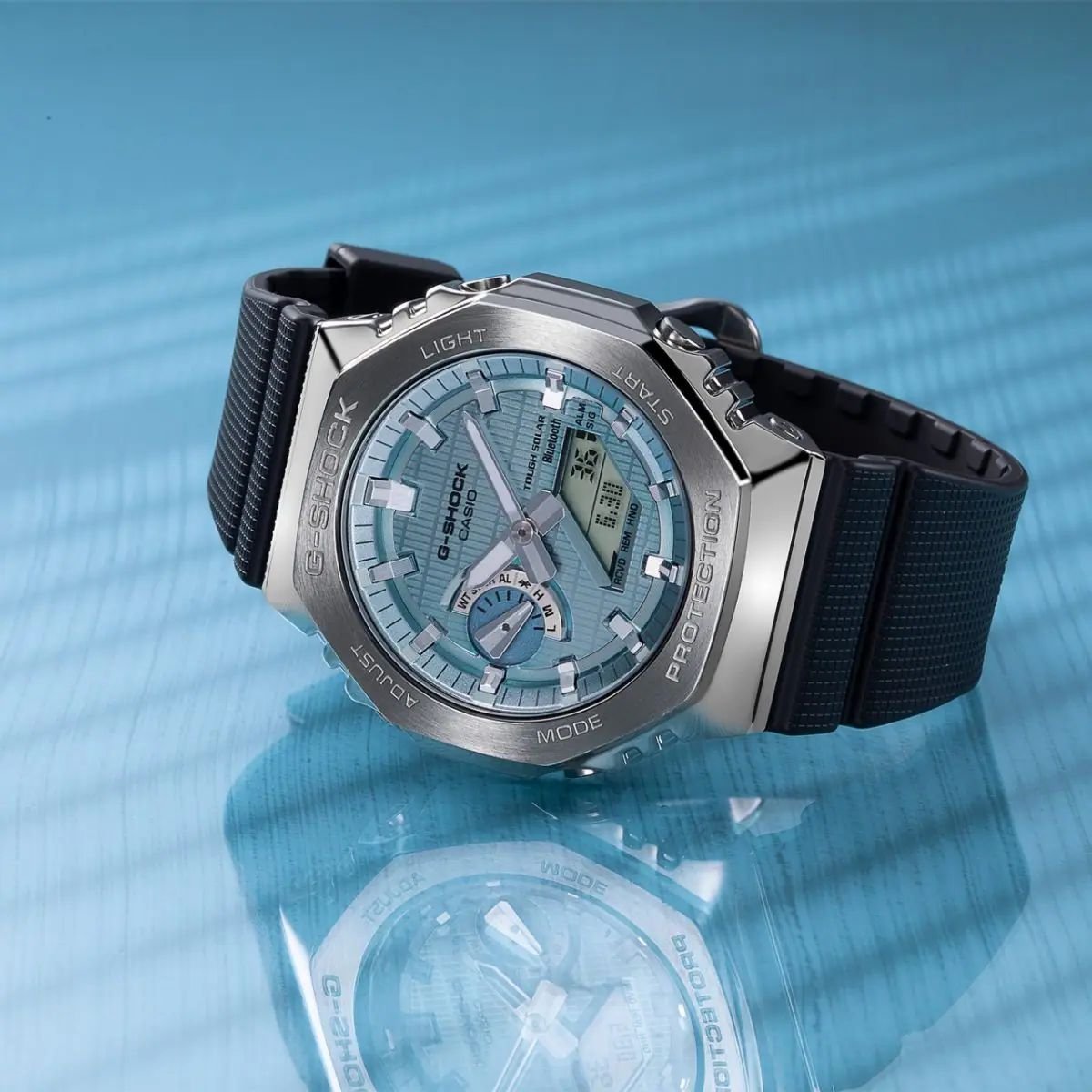 G-Shock METTALIC Blue Dial Toughest Watch For Men 