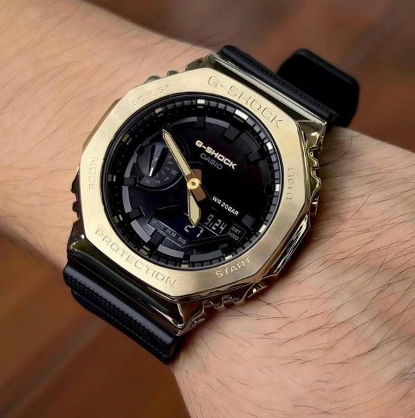 G-Shock Golden Metallic Dial Toughest Model For Men 