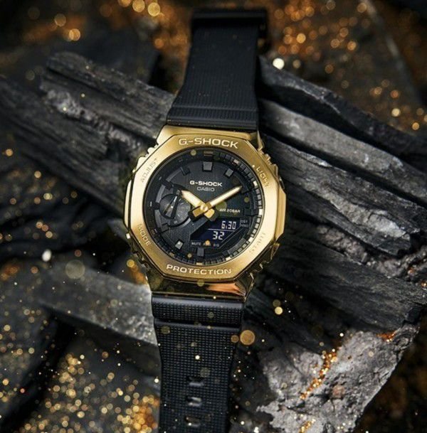G-Shock Golden Metallic Dial Toughest Model For Men 