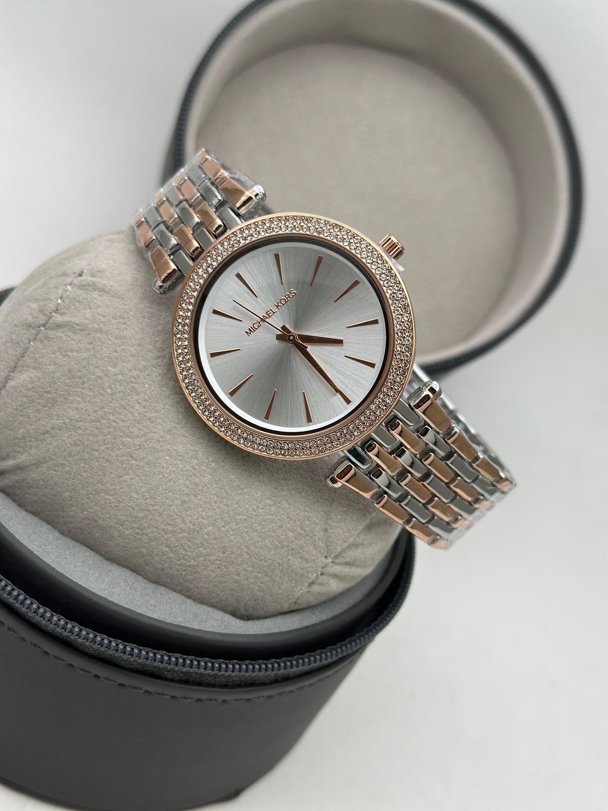 Michael KORS White Dial 2 TONE ADORABLE WATCH FOR HER 