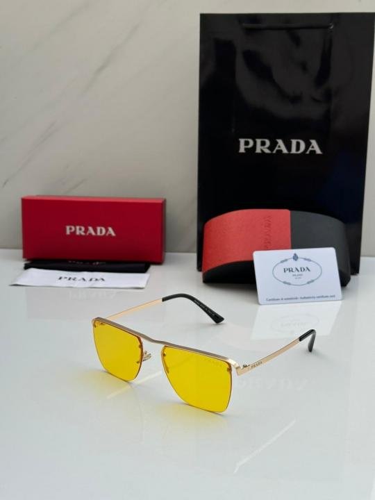 Prada Yellow Shade Premium Glares ( Unisex )