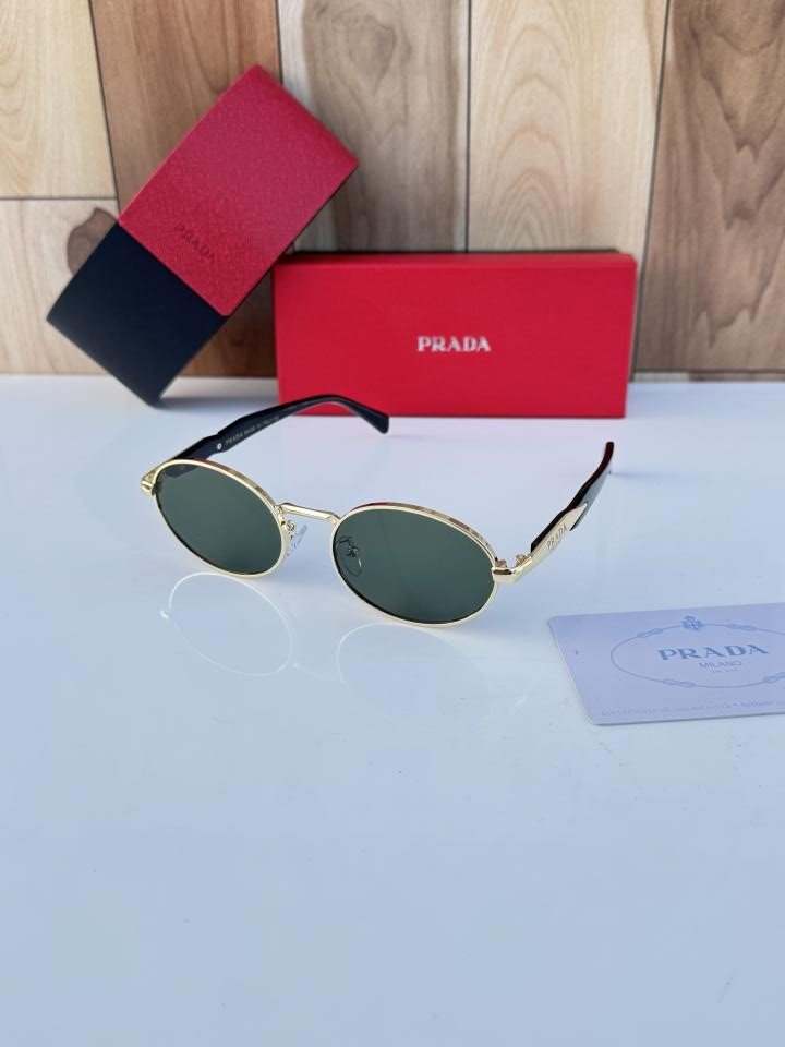 Prada Oval Slim Face Classic Glares ( Unisex )