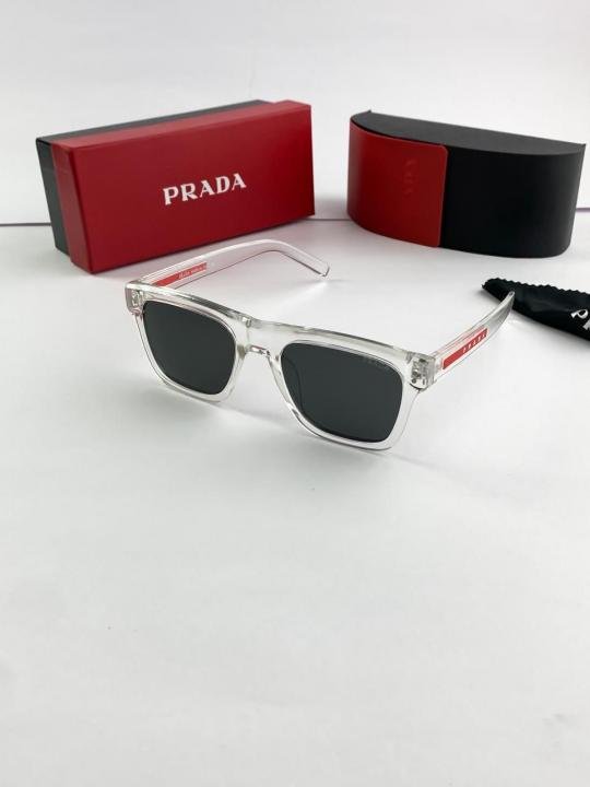 Prada Ice Black Classic Luxury Glares ( Unisex )