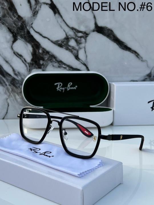 Ray-Ban 06 Premium Black Frame Plano For Men