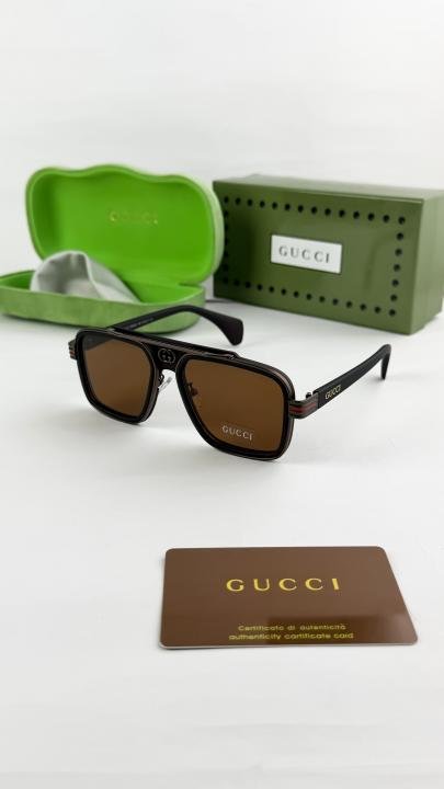 Gucci Brown Shade Classic Luxury Glares For Men 