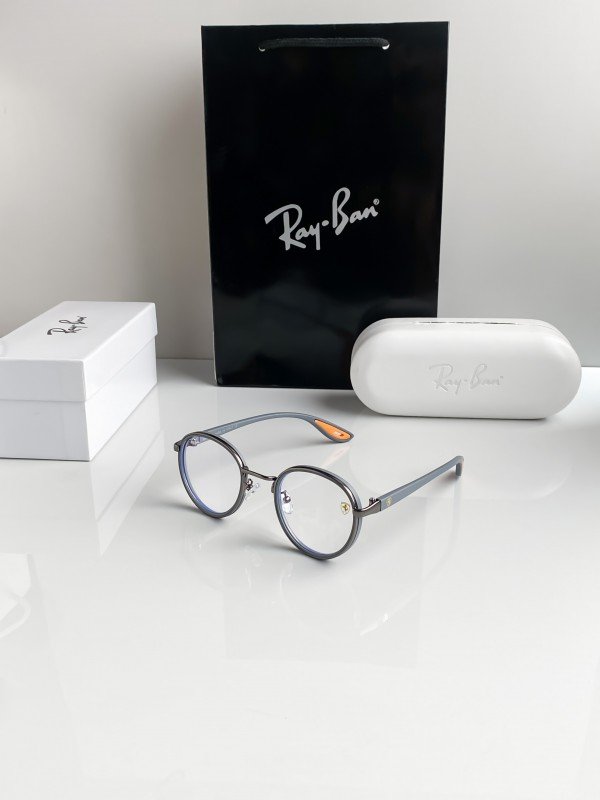Ray-Ban 3675 Ash Grey Classic Round Sunglass For Men 