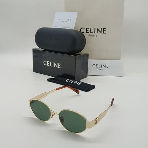 Celine Oval Shape Unique Retro Style Sunglasses ( Unisex )