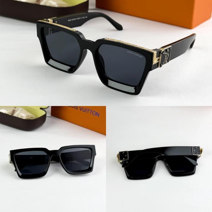 Louis Vuitton All Glossy Black With Side Design 