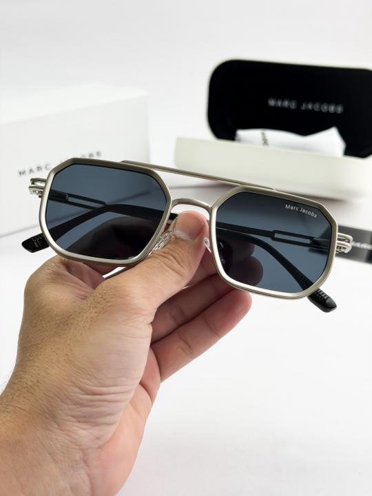 Marc Jacobs METTALIC Hexa Silver Frame Sunglass 