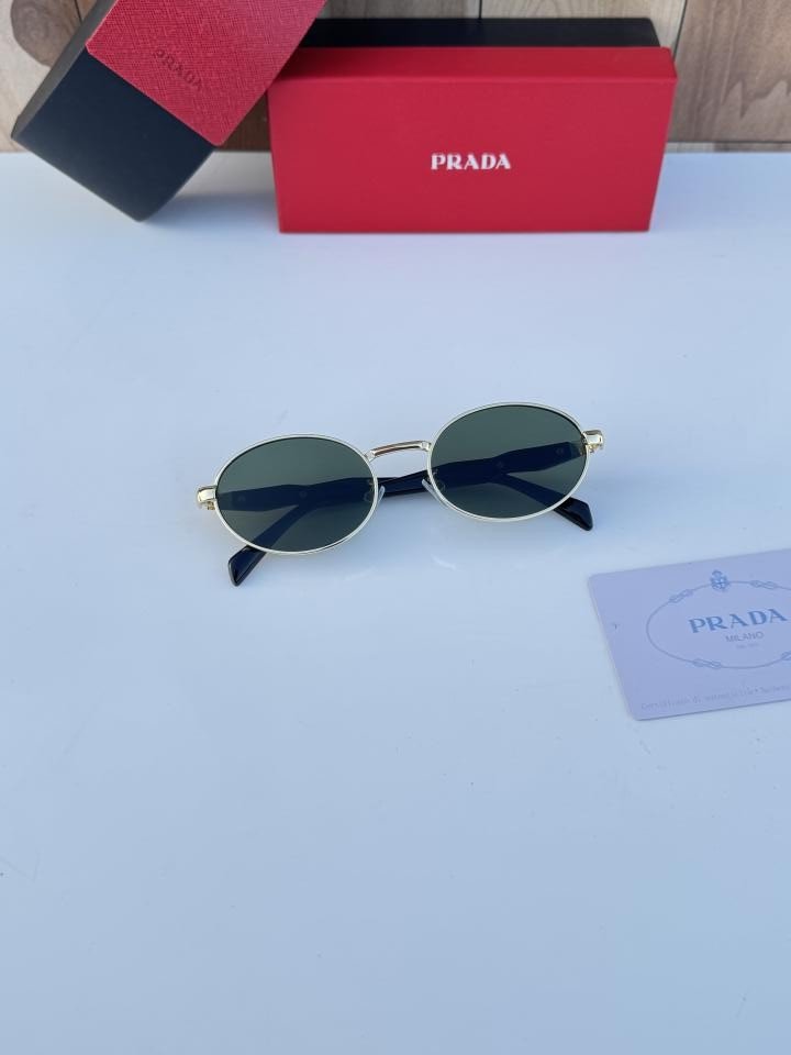 Prada Oval Slim Face Classic Glares ( Unisex )