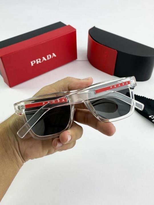 Prada Ice Black Classic Luxury Glares ( Unisex )