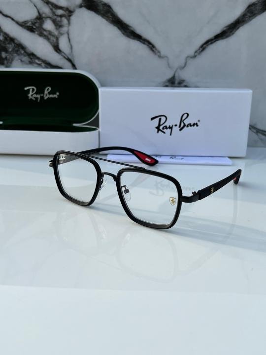 Ray-Ban 06 Premium Black Frame Plano For Men
