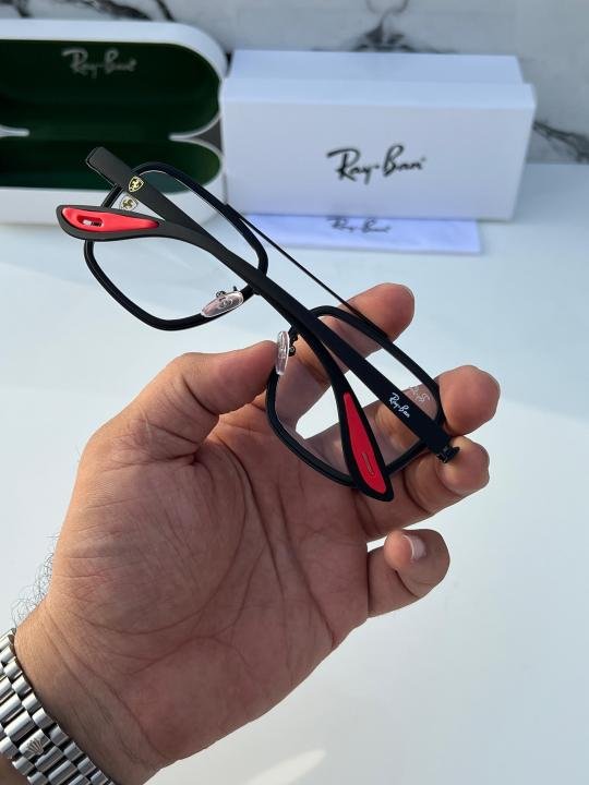 Ray-Ban 06 Premium Black Frame Plano For Men
