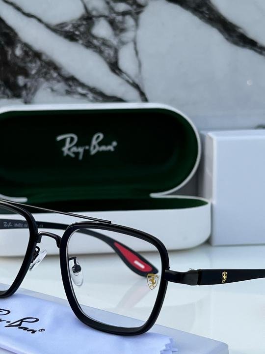 Ray-Ban 06 Premium Black Frame Plano For Men
