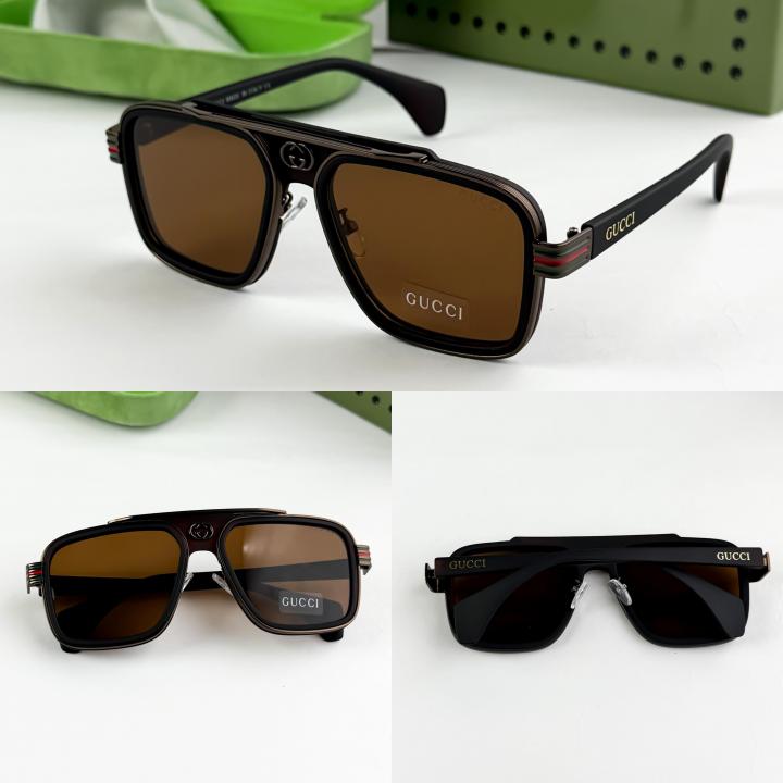 Gucci Brown Shade Classic Luxury Glares For Men 