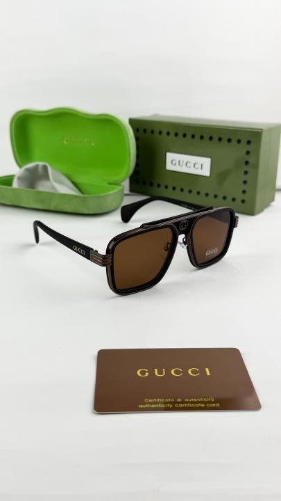 Gucci Brown Shade Classic Luxury Glares For Men 