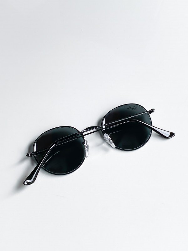 Ray-Ban 3447 Round Full Black Classic Sunglass 
