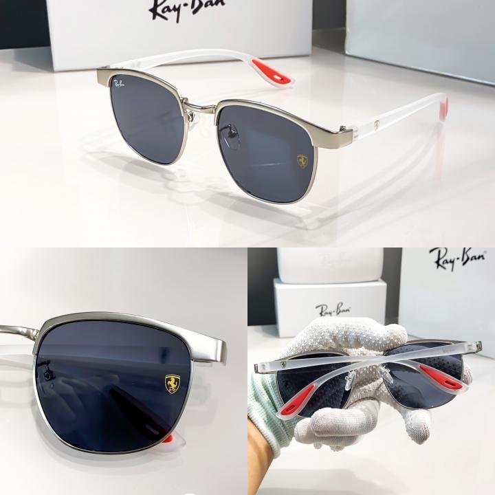 Ray-Ban 03 Ice Black Classic Luxury Sunglasses ( Unisex )