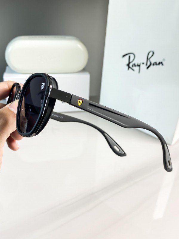 Ray-Ban 3674 Black Hexa Classic Luxury Men's Sunglass 