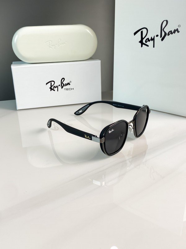Ray-Ban 3674 Black Hexa Classic Luxury Men's Sunglass 