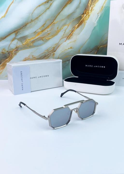Maybach Silver Mercury Hexa METTALIC PREMIUM Sunglasses 