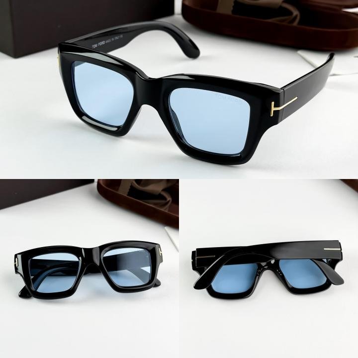 Tomford Classic 184 Blue Black Luxury Sunglasses ( Unisex )