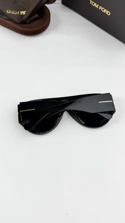 Tomford Cross section Oversize Black Luxury Sunglasses ( Unisex )