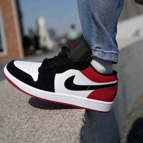 Air Jordan 1 Low Black Toe semi ua 2025 ( Unisex )
