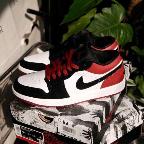 Air Jordan 1 Low Black Toe semi ua 2025 ( Unisex )