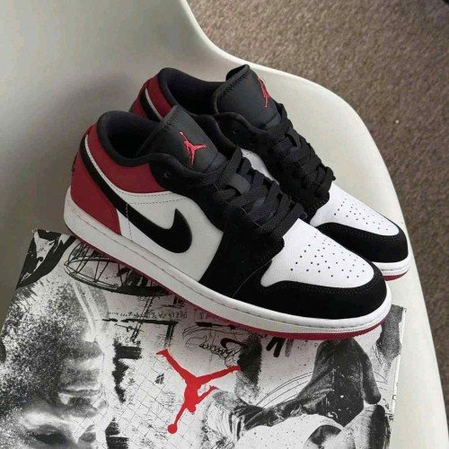 Air Jordan 1 Low Black Toe semi ua 2025 ( Unisex )