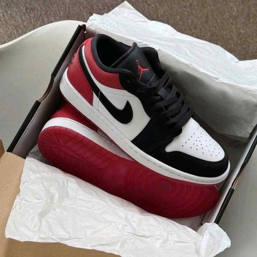 Air Jordan 1 Low Black Toe semi ua 2025 ( Unisex )