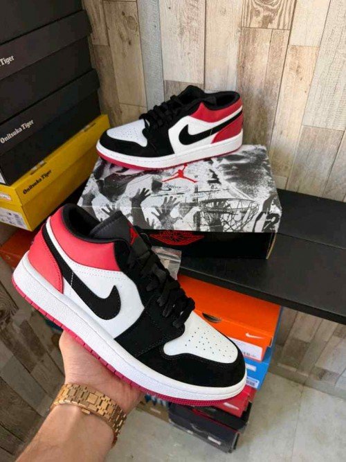 Air Jordan 1 Low Black Toe semi ua 2025 ( Unisex )