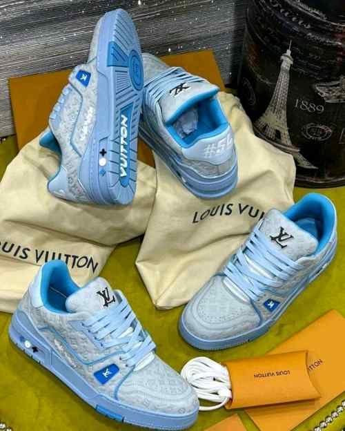 louis Vui_tton X Tyler The Creator Trainer Blues ( Unisex 